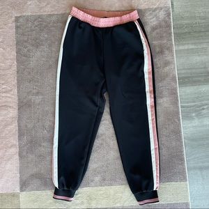 Zara Pink Side Stripe Jogger - Medium